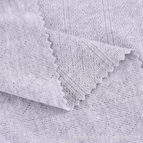 Polyester Rayon Nylon Sticka Jacquard Rib Fabric